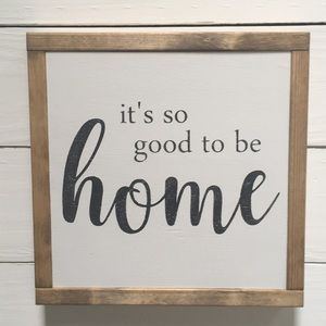 Home Rustic farmhouse wood sign